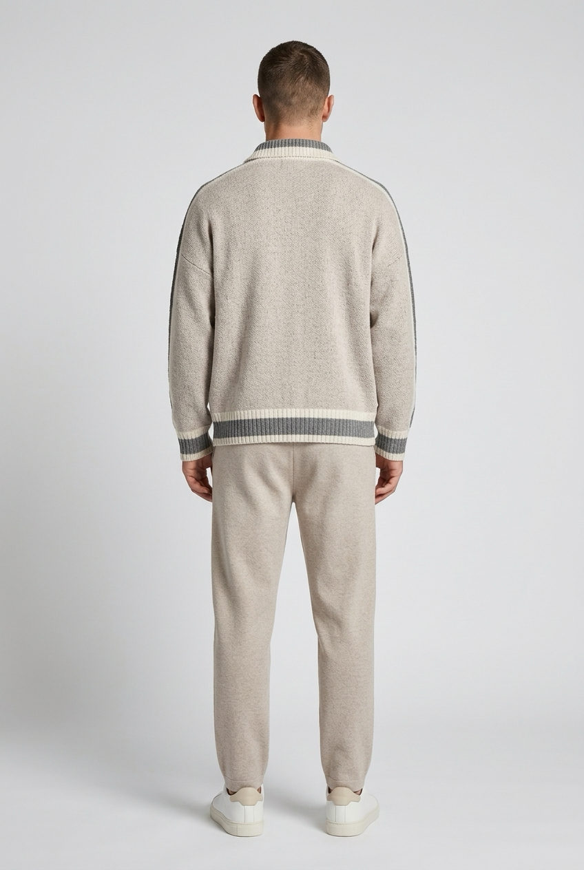 Zip Knit Jacket — Monogram