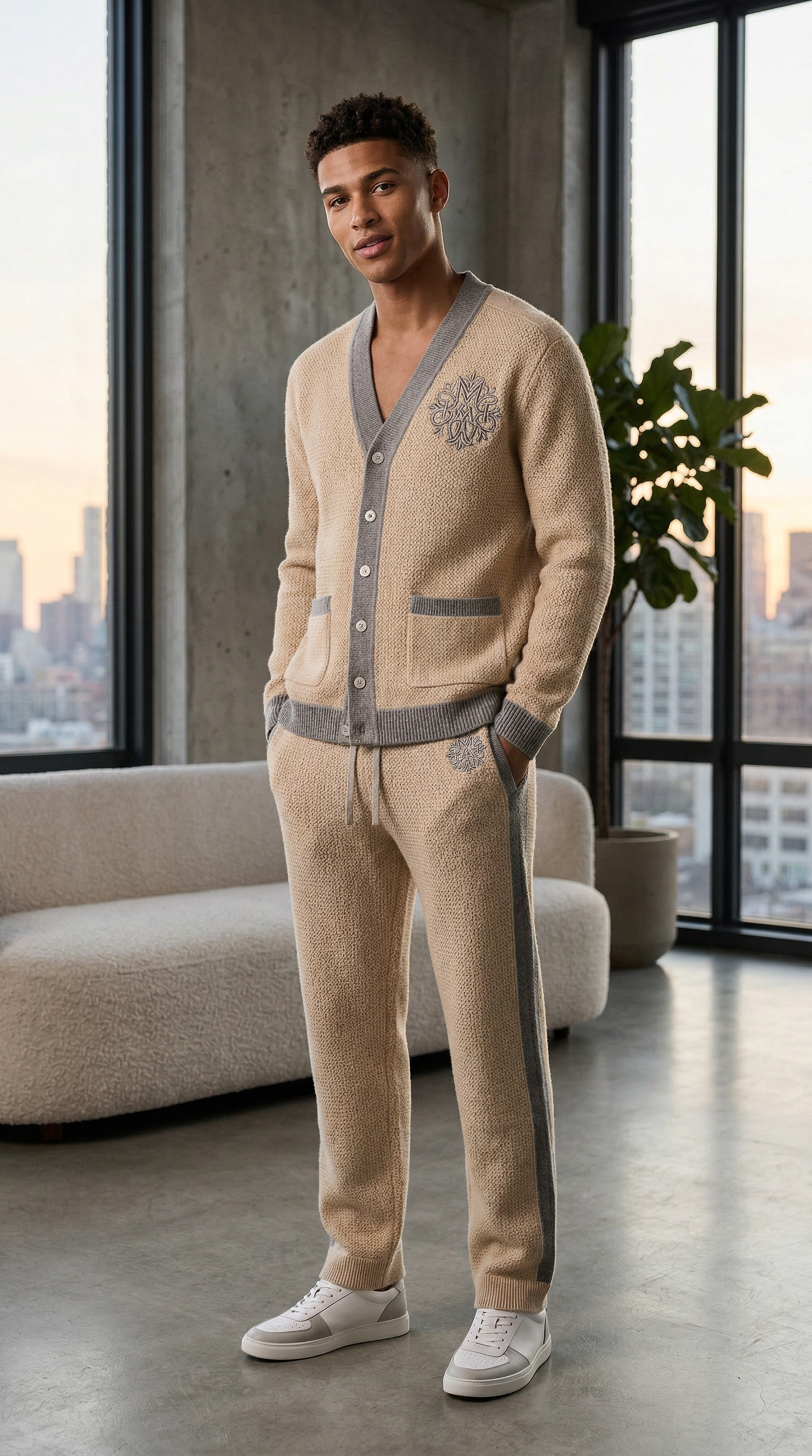 Cardigan & Pantalon Set